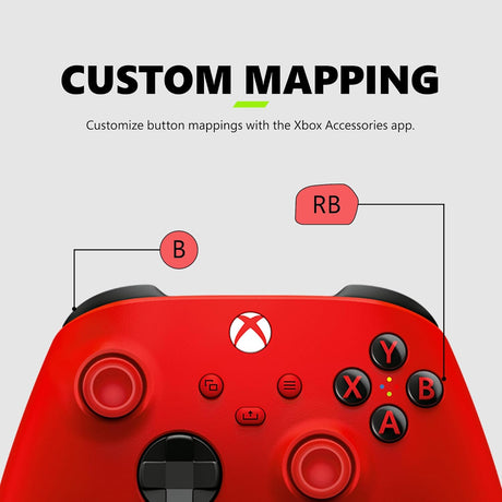 Xbox Wireless Controller for Series, One, PC, iOS, Android - Pulse Red