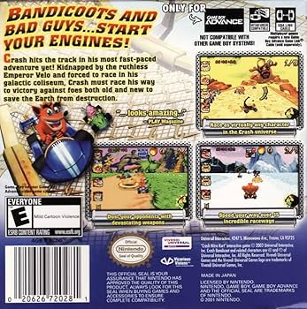 Crash Nitro Kart - Game Boy Advance