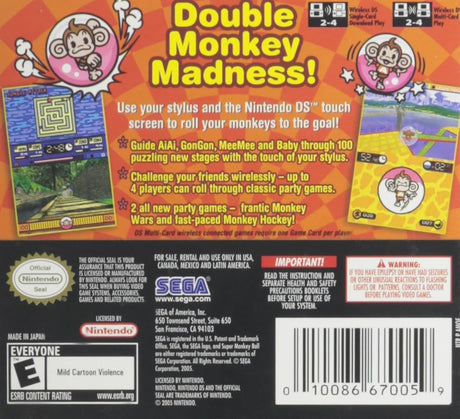 Super Monkey Ball: Touch & Roll - Nintendo DS