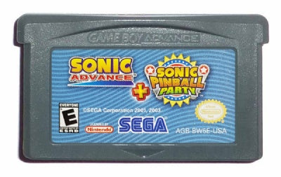 Sonic Advance + Sonic Pinball Party - Game Boy Advance