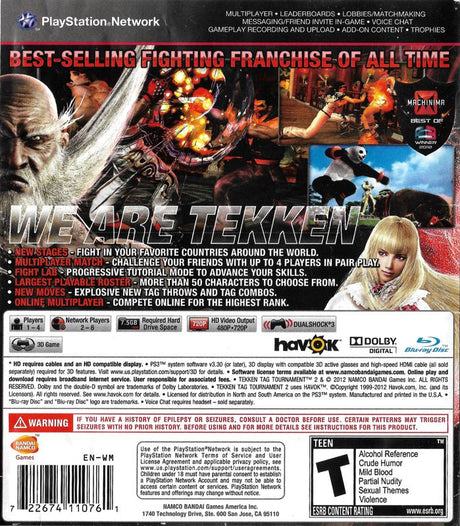 Tekken Tag Tournament 2 - PlayStation 3
