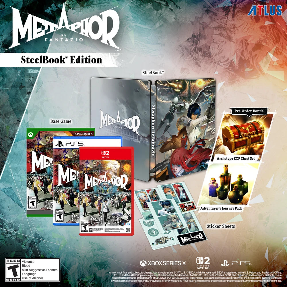 Metaphor: ReFantazio SteelBook Edition - Nintendo Switch 2