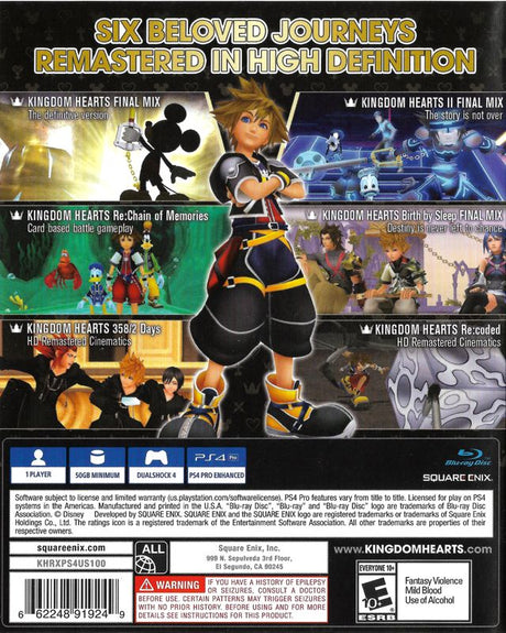 Kingdom Hearts HD 1.5 + 2.5 Remix - PlayStation 4