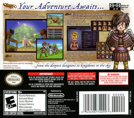 Dragon Quest IX: Sentinels of the Starry Skies - Nintendo DS