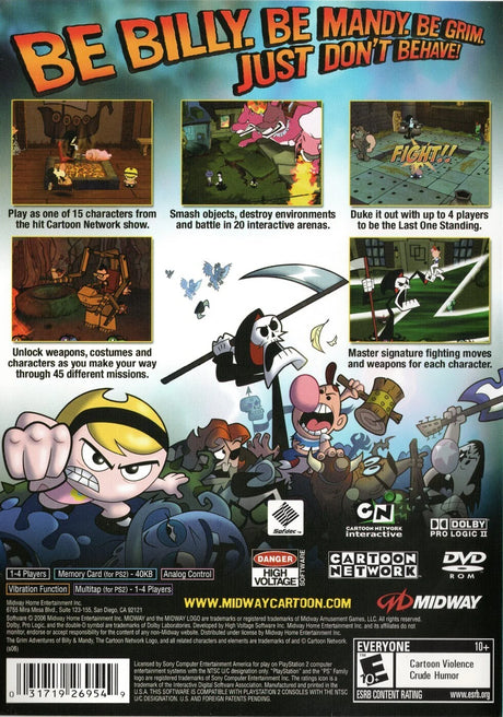 The Grim Adventures of Billy & Mandy - PlayStation 2