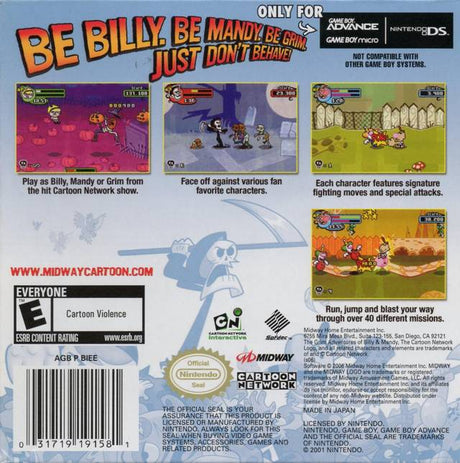 The Grim Adventures of Billy & Mandy - Game Boy Advance