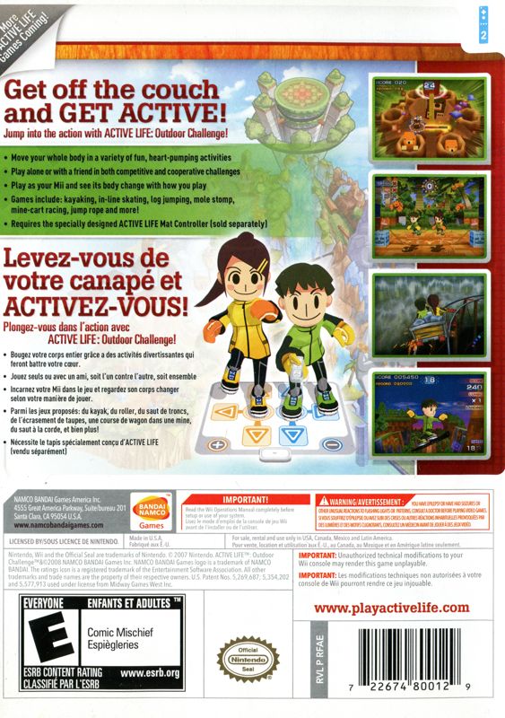 Active Life Outdoor Challenge - Wii