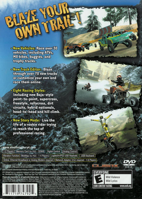 ATV Offroad Fury 4 - PlayStation 2
