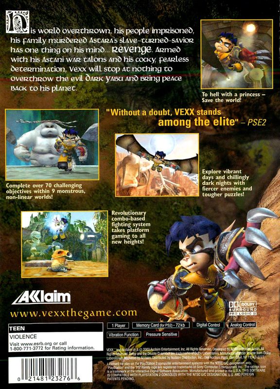 Vexx - PlayStation 2