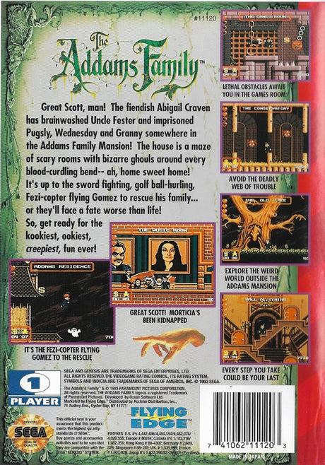 Addams Family - SEGA Genesis