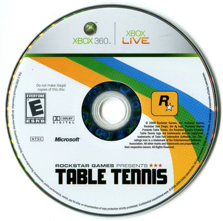 Rockstar Games presents Table Tennis - Xbox 360