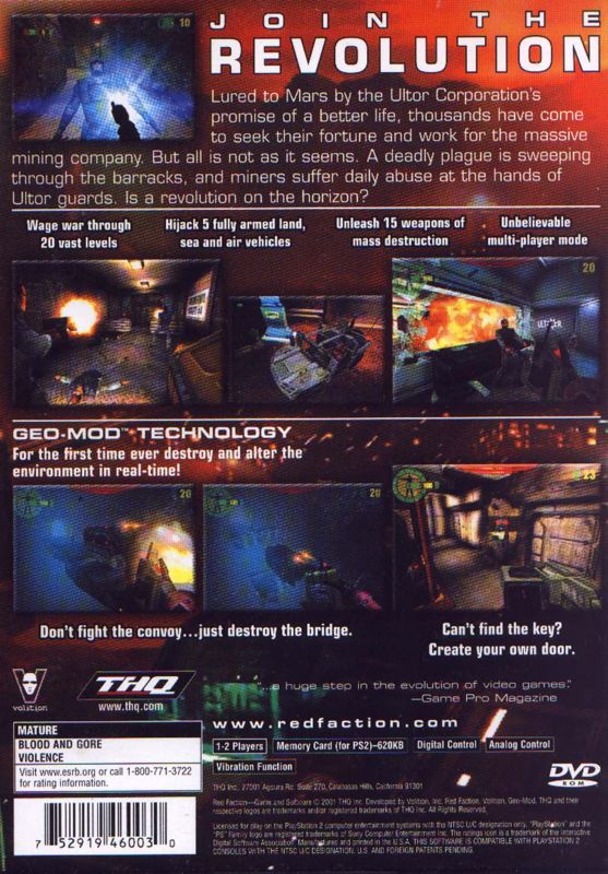Red Faction - PlayStation 2