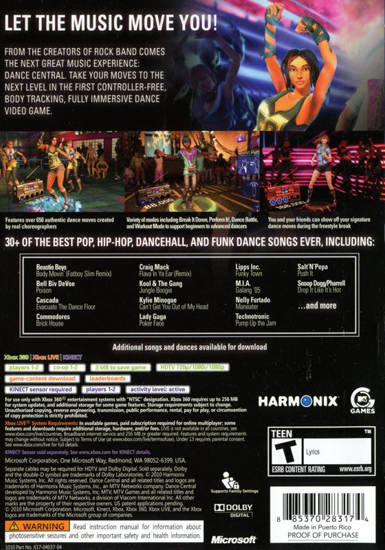 Dance Central - Xbox 360