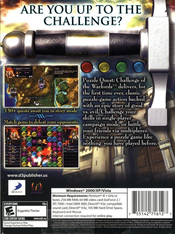 Puzzle Quest: Challenge of the Warlords - PlayStation 2