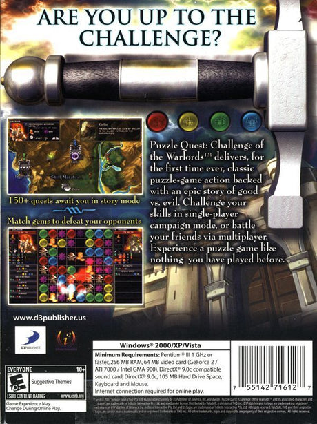 Puzzle Quest: Challenge of the Warlords - PlayStation 2