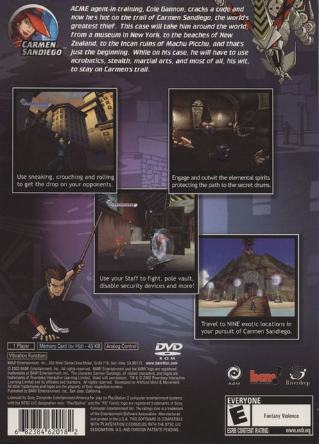 Carmen Sandiego: The Secret of the Stolen Drums - PlayStation 2