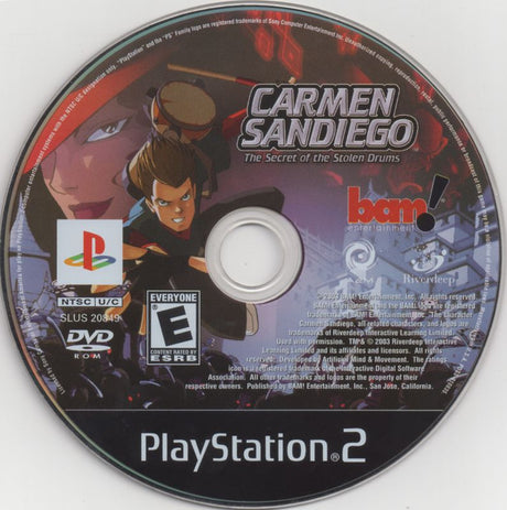 Carmen Sandiego: The Secret of the Stolen Drums - PlayStation 2