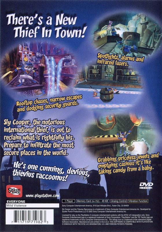 Sly Cooper and the Thievius Raccoonus - PlayStation 2