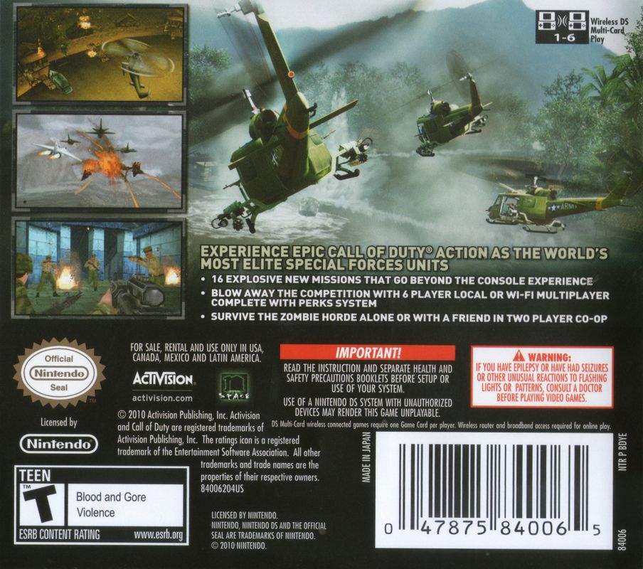 Call of Duty: Black Ops - Nintendo DS