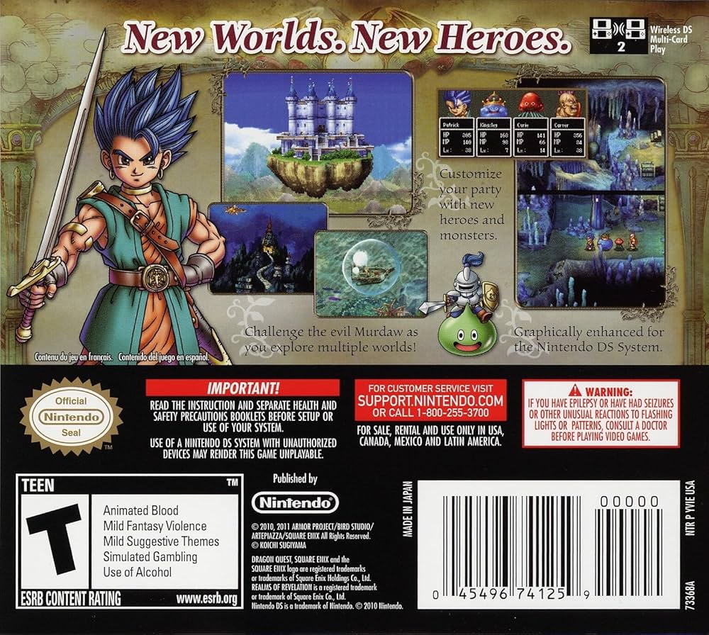 Dragon Quest VI: Realms of Revelation - Nintendo DS