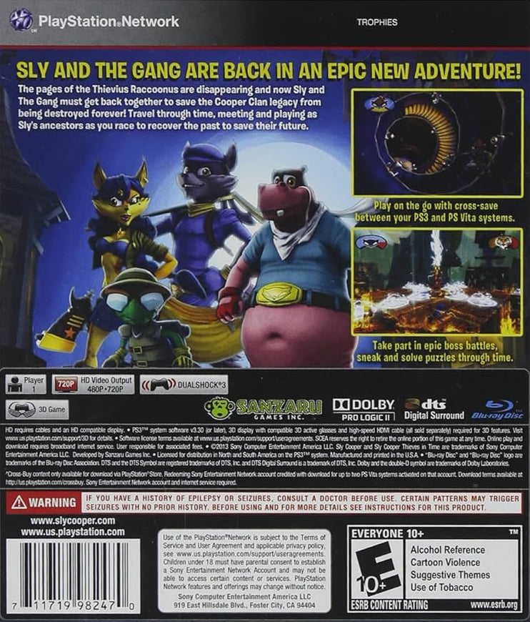 Sly Cooper: Thieves In Time - PlayStation 3