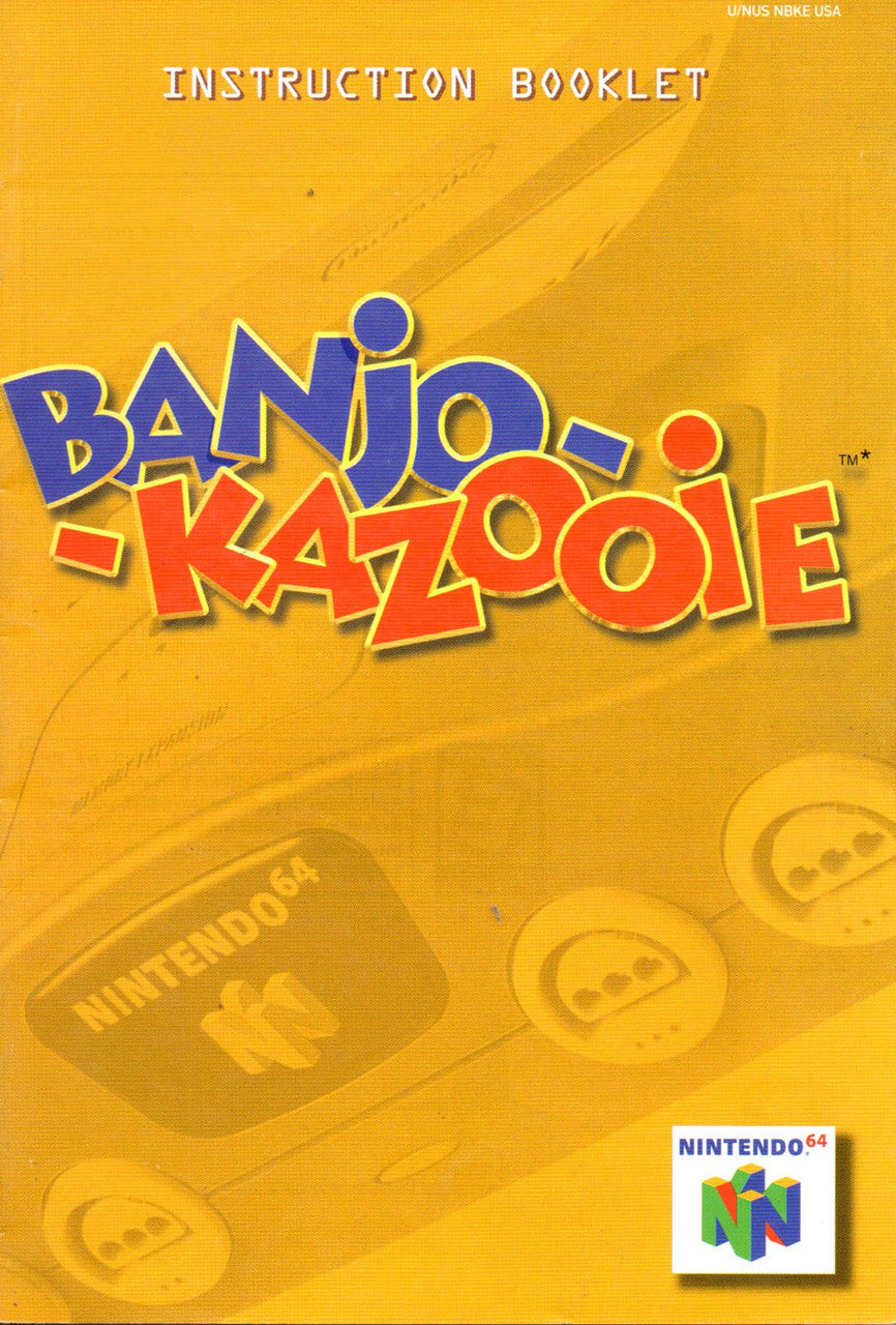 Banjo-Kazooie - N64 Manual