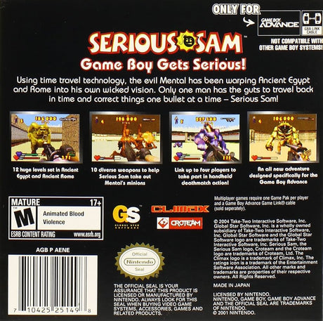 Serious Sam - Game Boy Advance