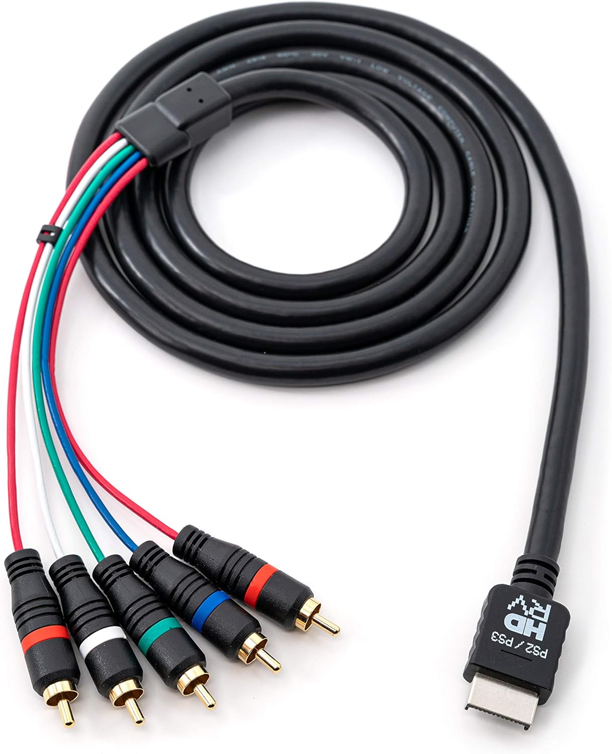 Premium YPbPr Component Cables for PS2/PS3 by HD Retrovision
