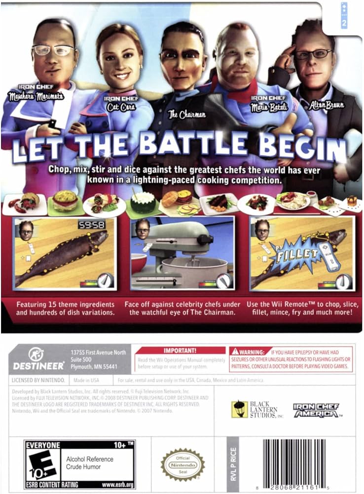 Iron Chef America: Supreme Cuisine - Wii