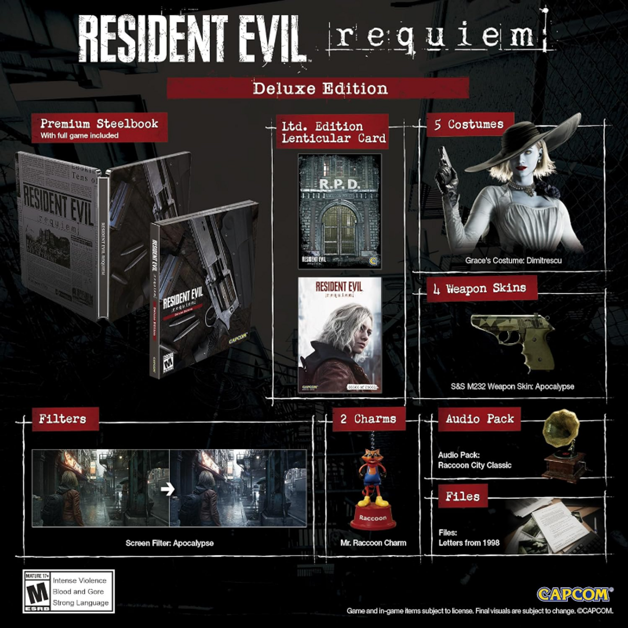 Resident Evil Requiem Steelbook Deluxe Edition - Nintendo Switch 2