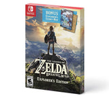 Legend of Zelda: Breath of the Wild with Bonus Explorer's Guide & Map - Nintendo Switch
