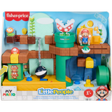 Fisher-Price Little People Toddler Toy My Mario Mario's Adventure Playset with Figure