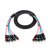 YPbPr Component Video Male-to-Male RCA Cable (6 Feet)