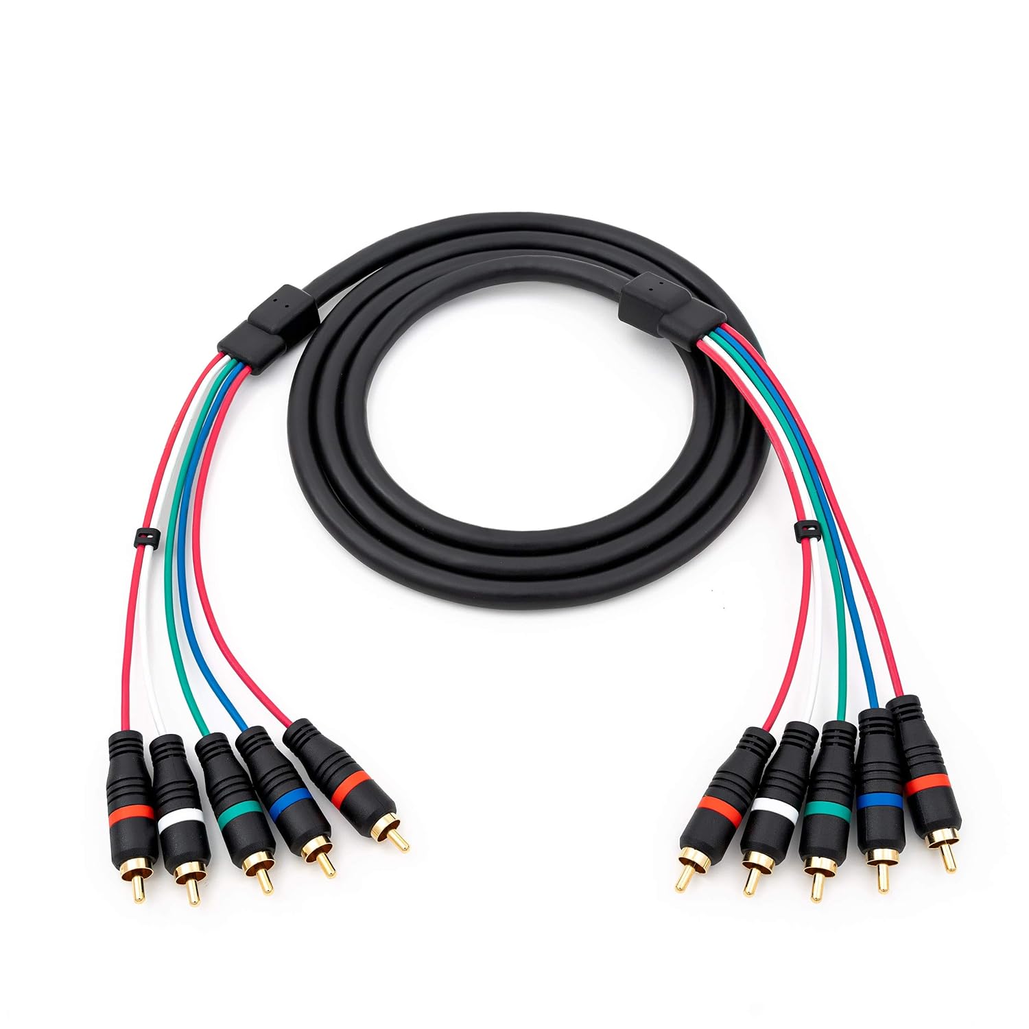 YPbPr Component Video Male-to-Male RCA Cable (6 Feet)