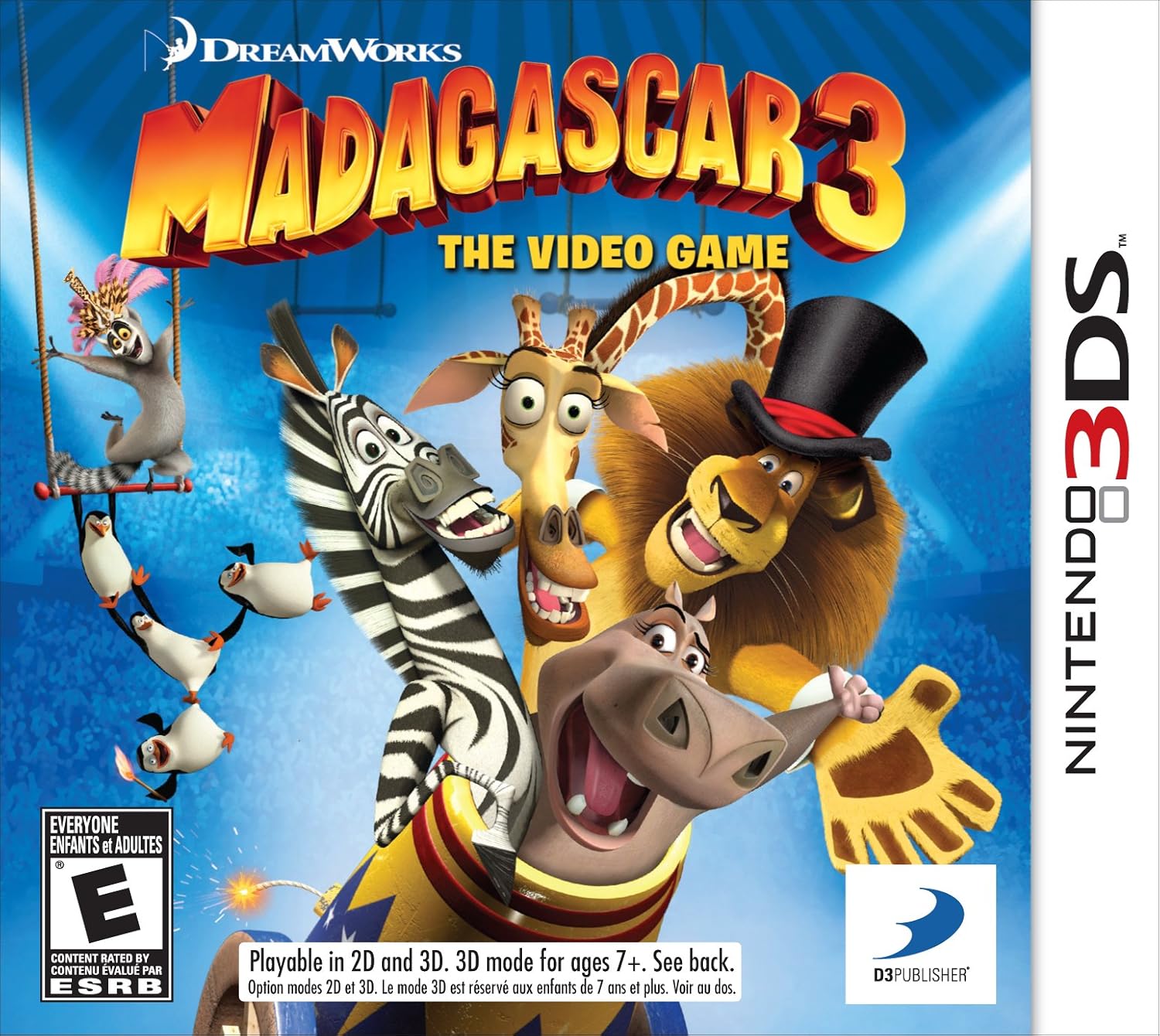 Madagascar 3: The Video Game - Nintendo 3DS