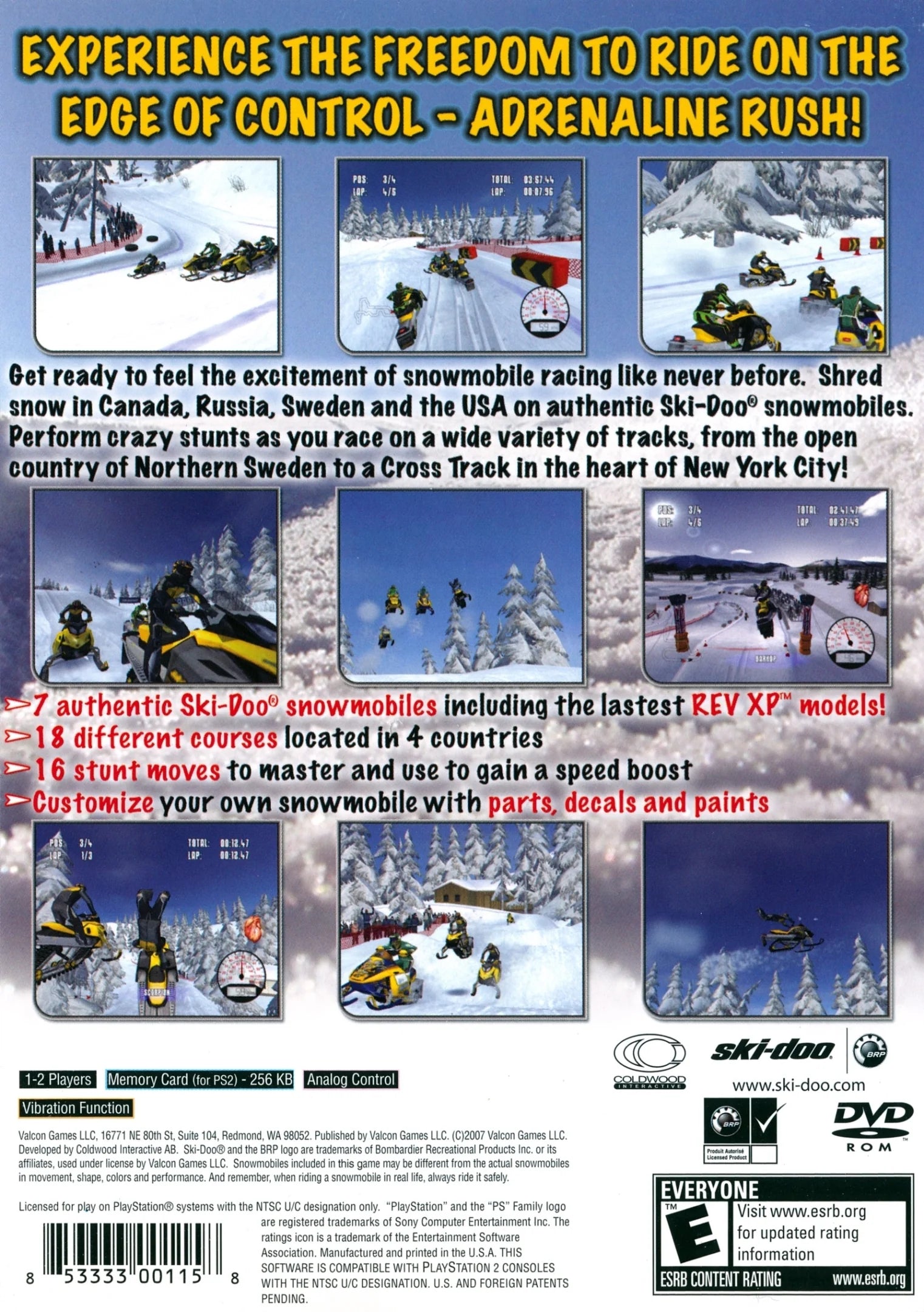 Ski-Doo Snow X Racing - PlayStation 2
