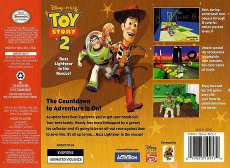 Toy Story 2: Buzz Lightyear to the Rescue! - Nintendo 64