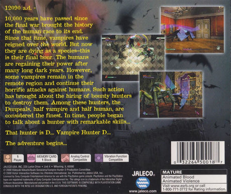 Vampire Hunter D - PlayStation