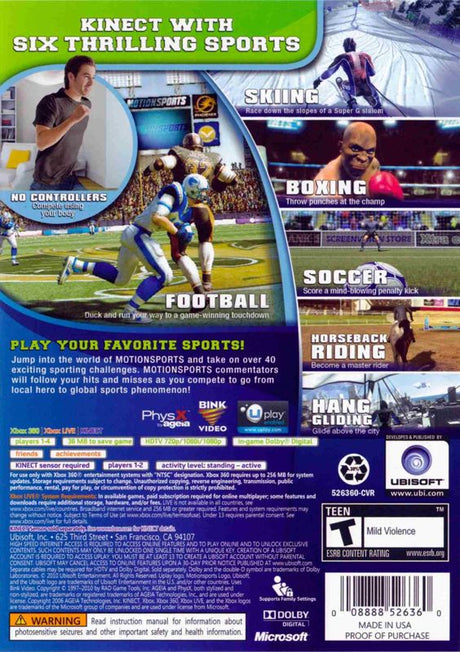 MotionSports - Xbox 360