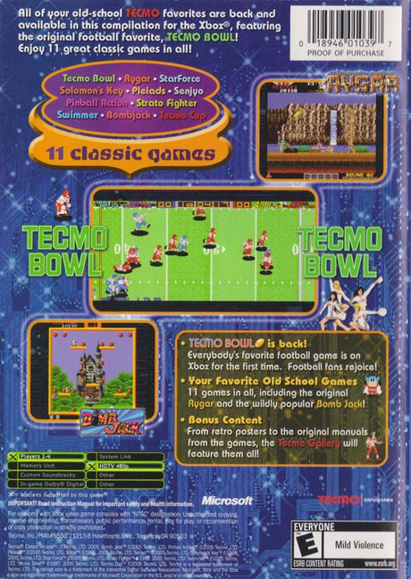 Tecmo Classic Arcade - Xbox