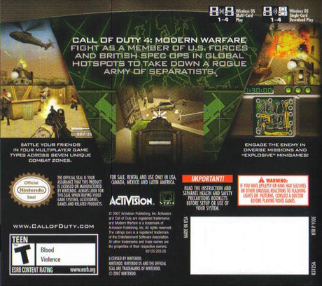Call of Duty 4: Modern Warfare - Nintendo DS