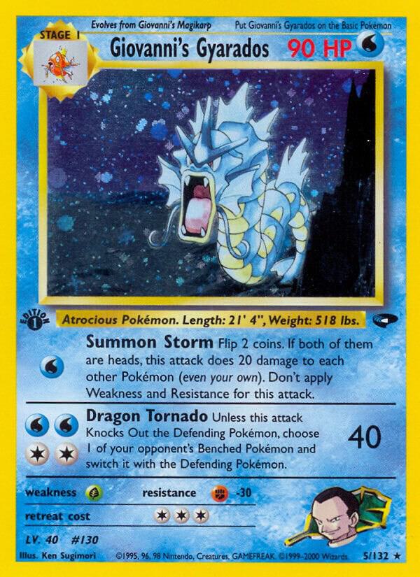 Giovanni's Gyarados (005/132) [Gym Challenge]
