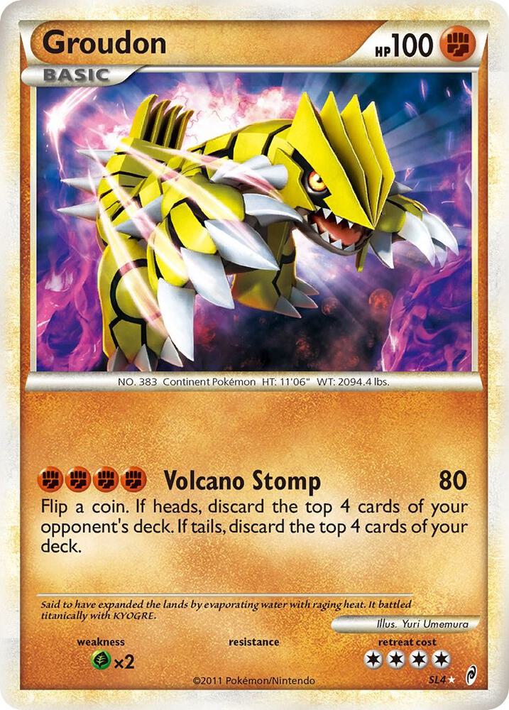 Groudon (Shiny) (SL4) [Call of Legends]