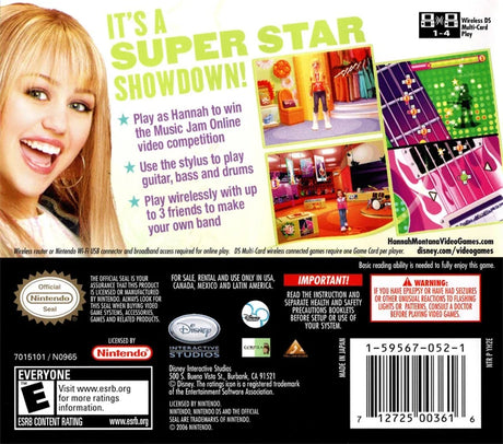 Hannah Montana: Music Jam - Nintendo DS