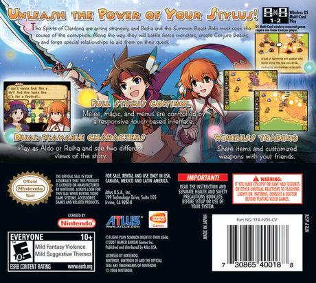 Summon Night: Twin Age - Nintendo DS