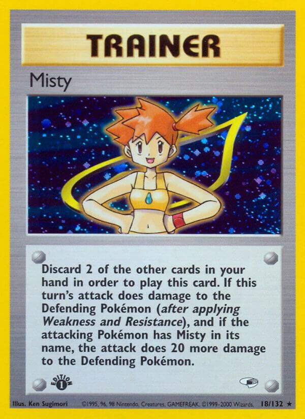 Misty (18) (018/132) [Gym Heroes]