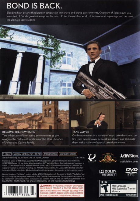 007 Quantum of Solace - PlayStation 2