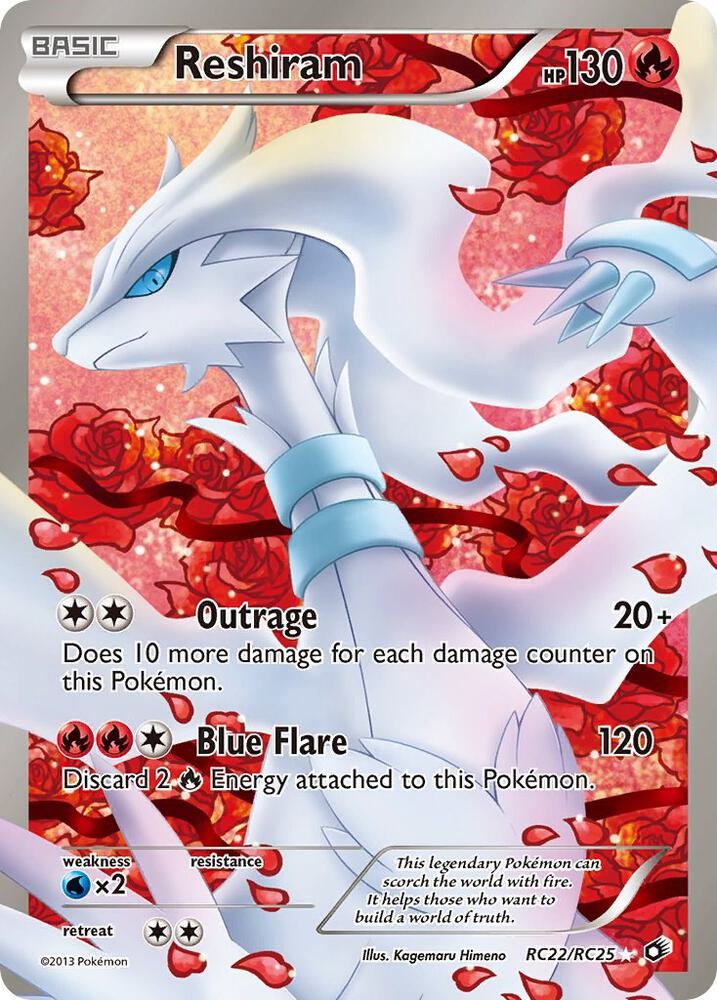 Reshiram (Full Art) (RC22/RC25) [Legendary Treasures: Radiant Collection]