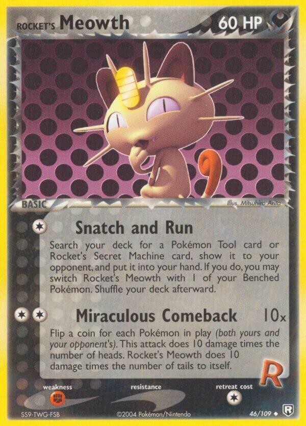 Rocket's Meowth (46/109) [EX Team Rocket Returns]