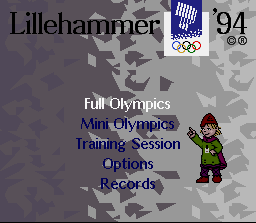 Winter Olympics: Lillehammer '94 - Super Nintendo
